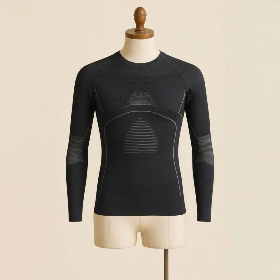 Seamless style LY081452 — 72% Polyamide 7% Elastane 15% Silver Fiber 6%Polyester