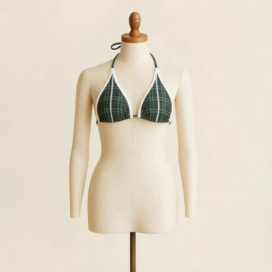 Swimwear style TOP-TV238-CHK — 82% Nylon 18% Spandex